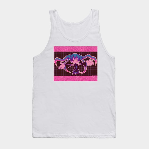 Anime cartoony 22 Tank Top by _1.art_shop